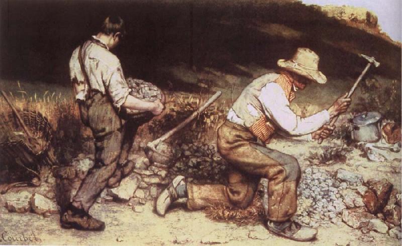 Gustave Courbet The Stone Breakers France oil painting art